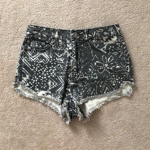 BDG Super High Rise Denim Shorts